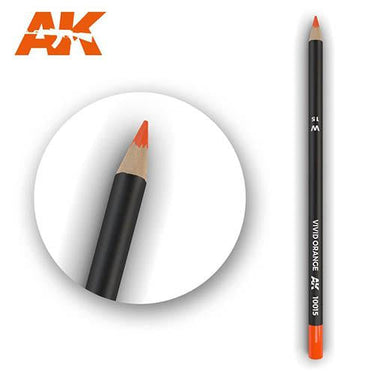 AK Interactive AK10015 Weathering Pencil Vivid Orange 5 Pack
